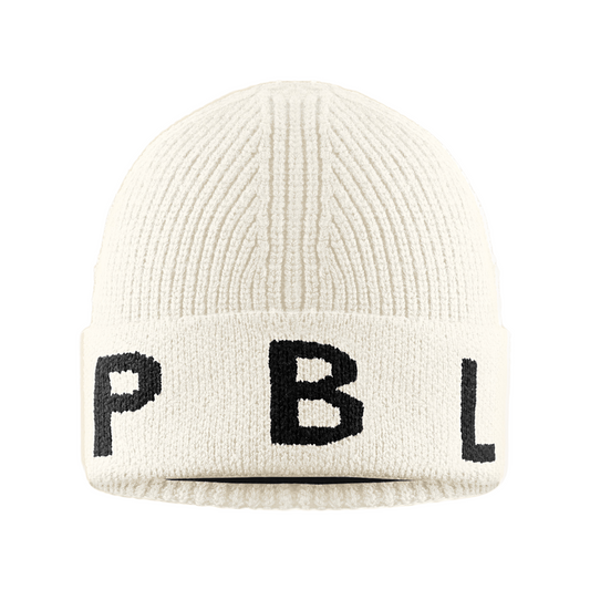 Poivre Blanc Women's Beanie Hat in White 6180