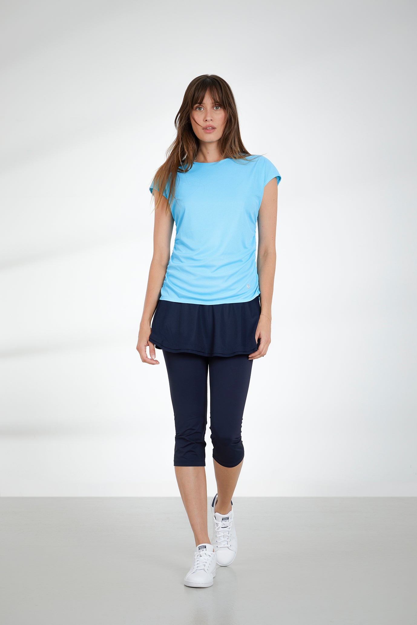 Women's Eco-Active Light capped sleeve T-shirt 2101 in Oxford Blue