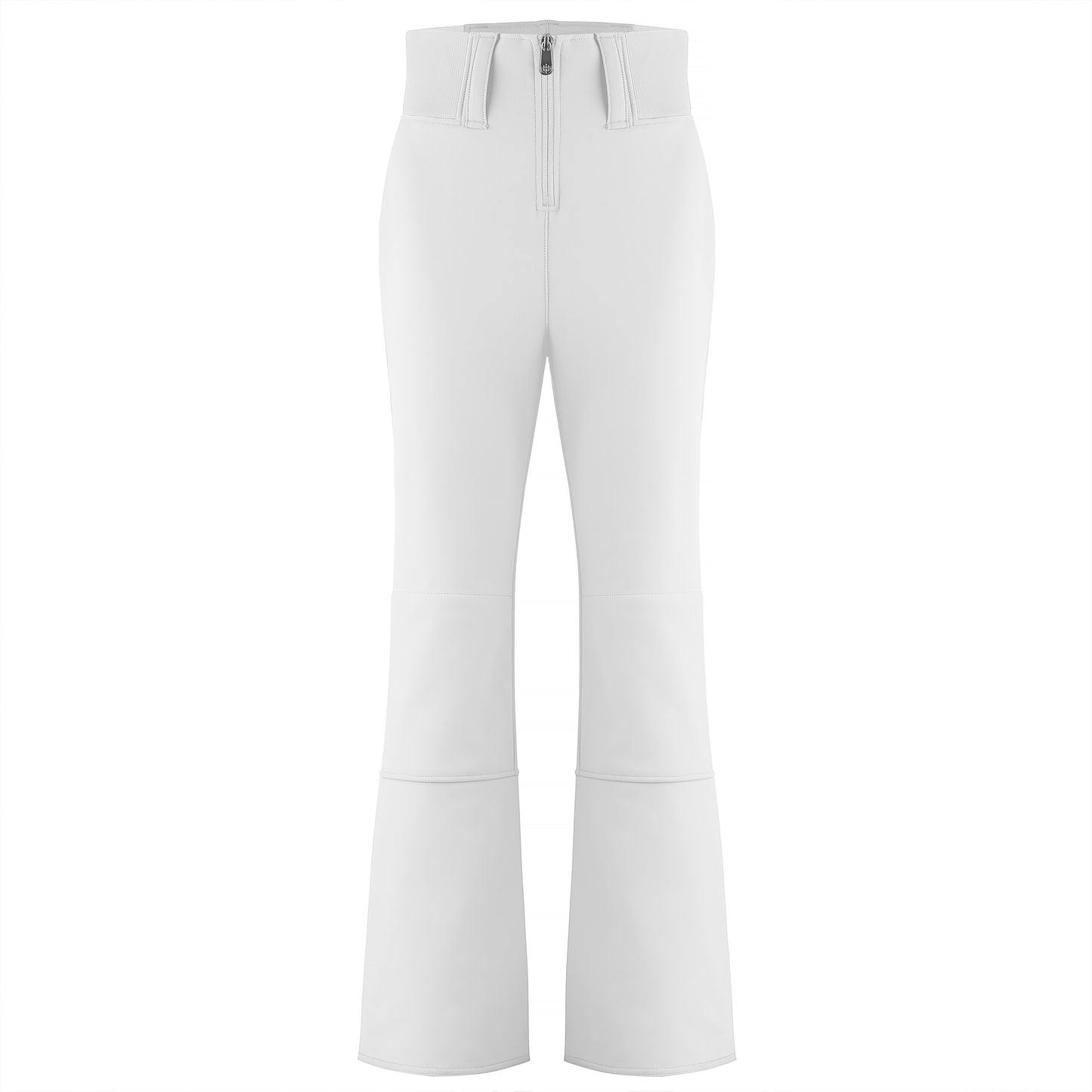 Poivre Blanc Women's soft shell stretch ski pants in White 1121
