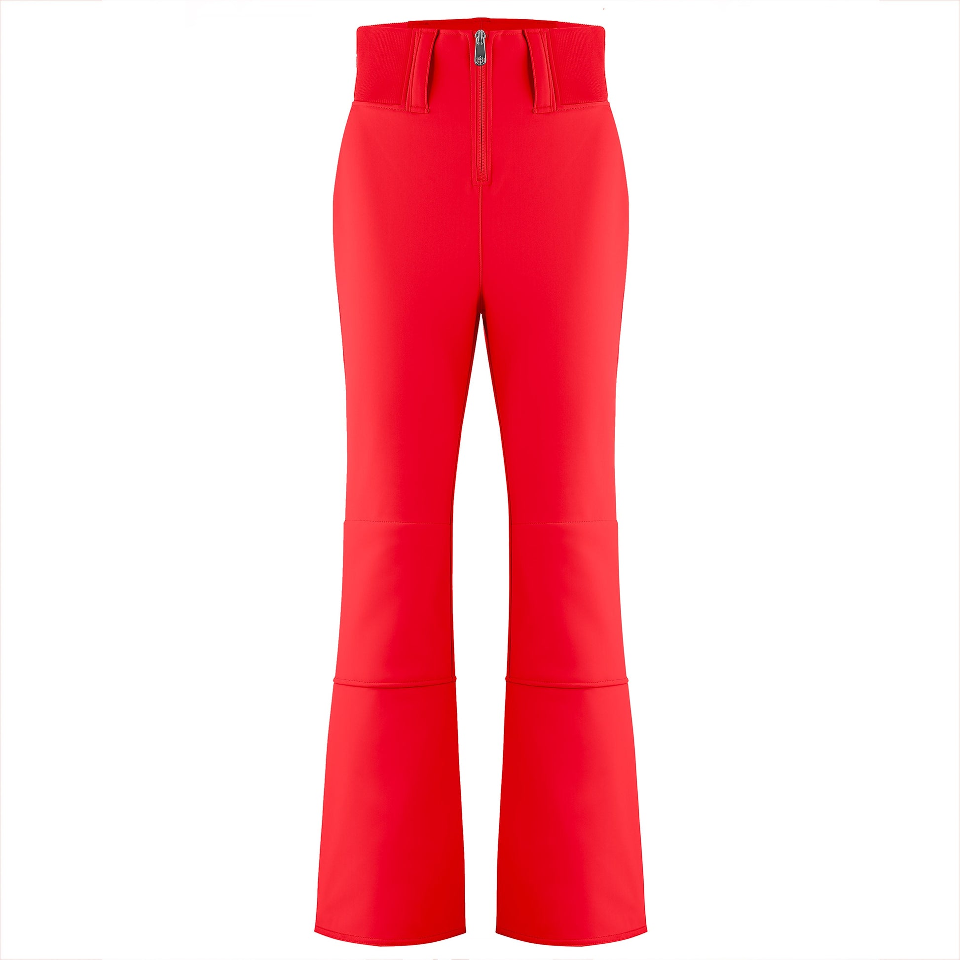 Poivre Blanc Women's soft shell stretch ski pants in Scarlet Red 1121