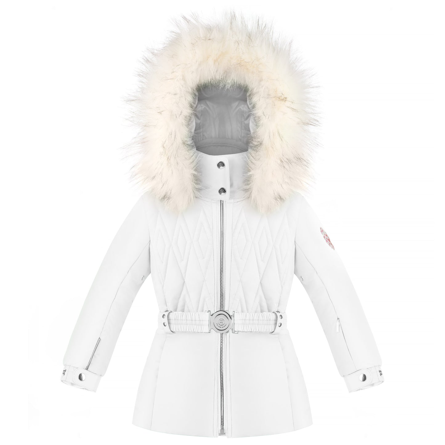 Poivre Blanc Baby Girl's Ski Jacket in White 1003