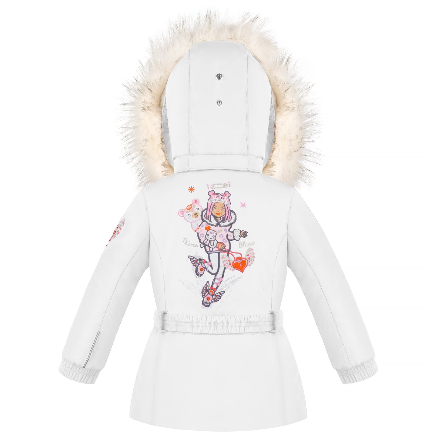 Poivre Blanc Baby Girl's Ski Jacket in White 1003