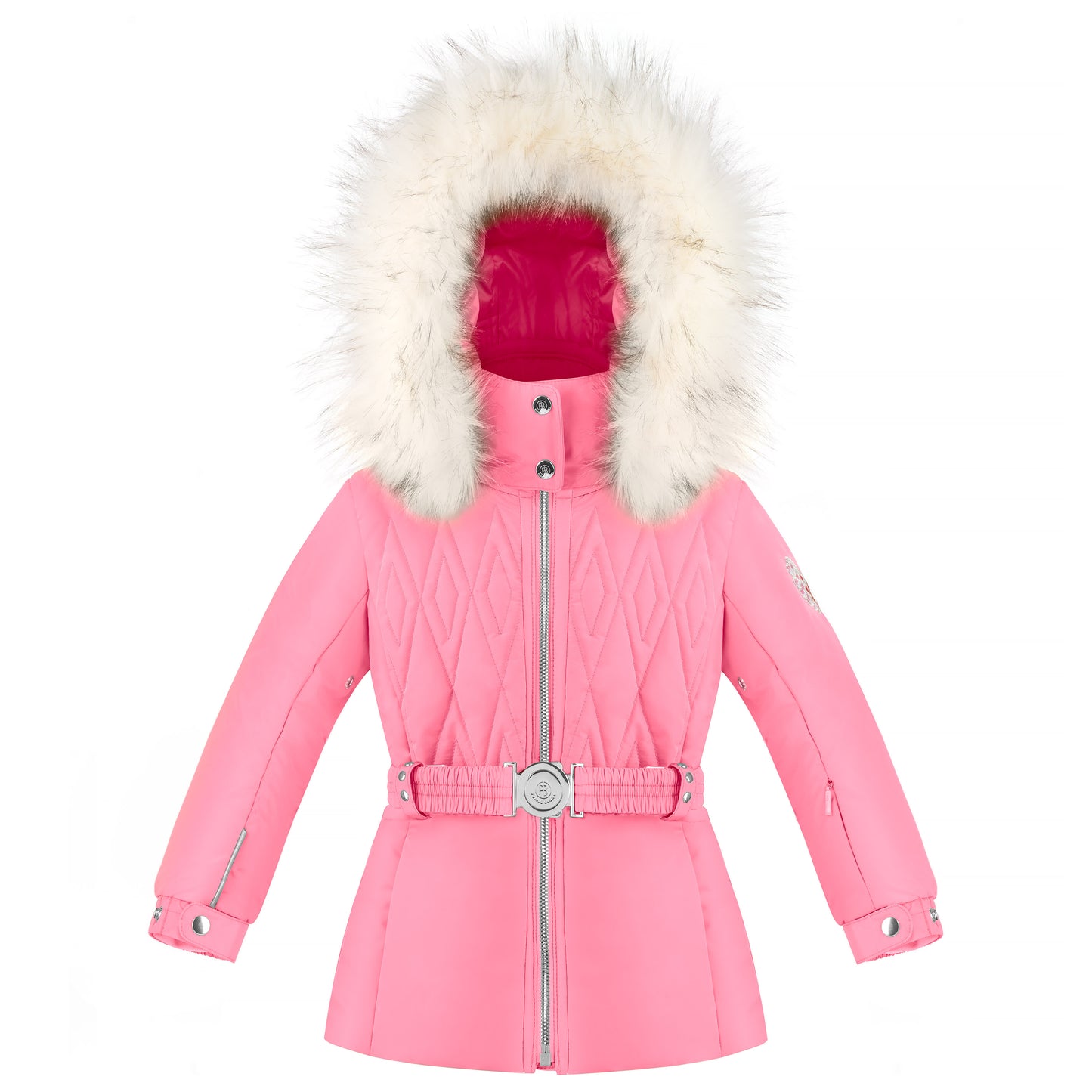 Poivre Blanc Baby Girl's Ski Jacket in Glory Pink 1003