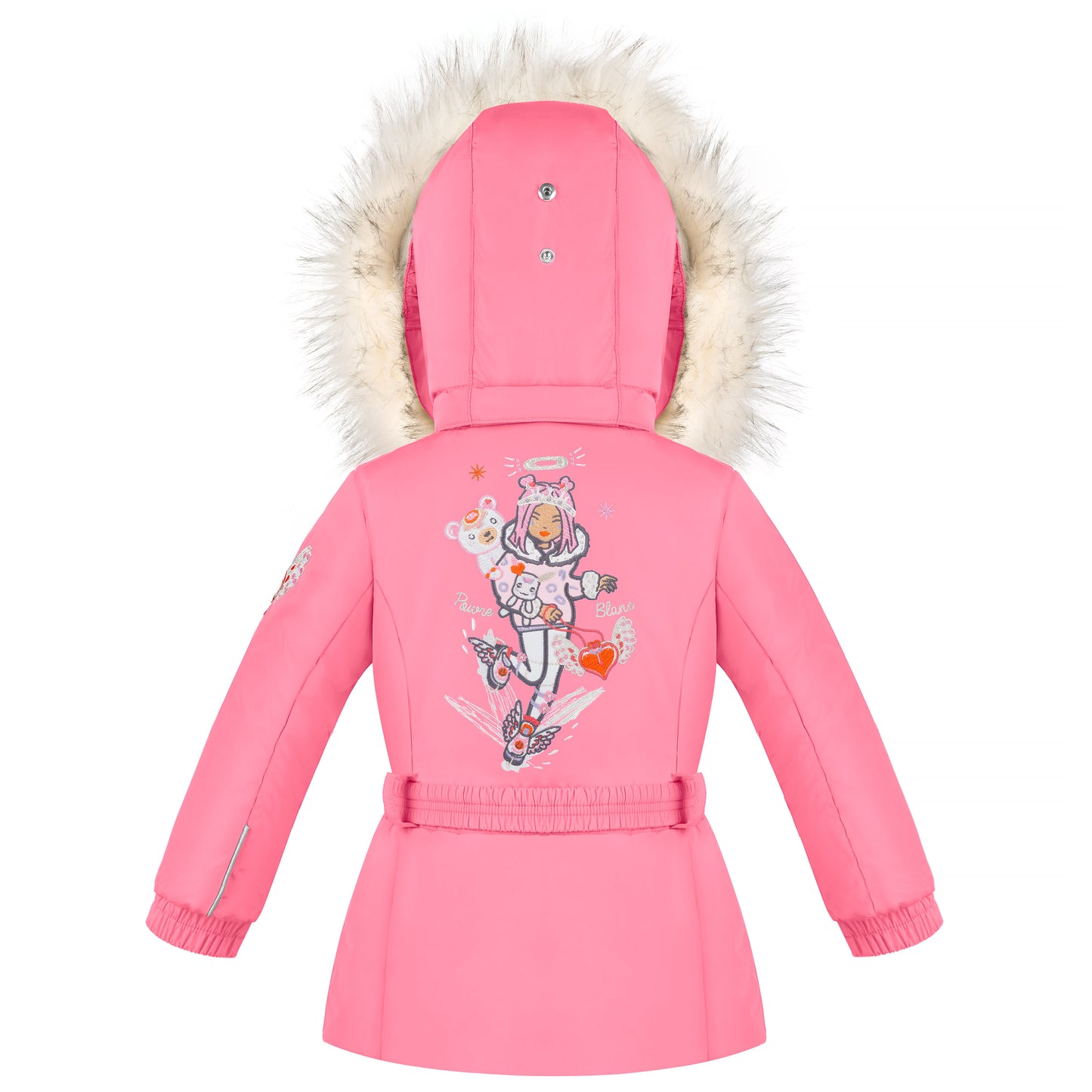 Poivre Blanc Baby Girl's Ski Jacket in Glory Pink 1003