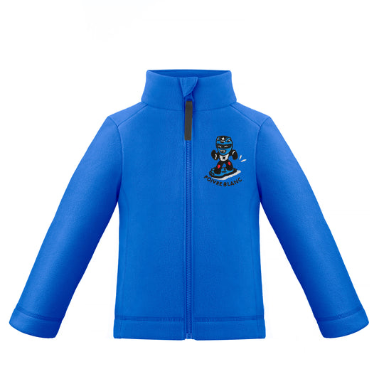 Poivre Blanc Baby Boy's Ski micro fleece jacket in King Blue 1510