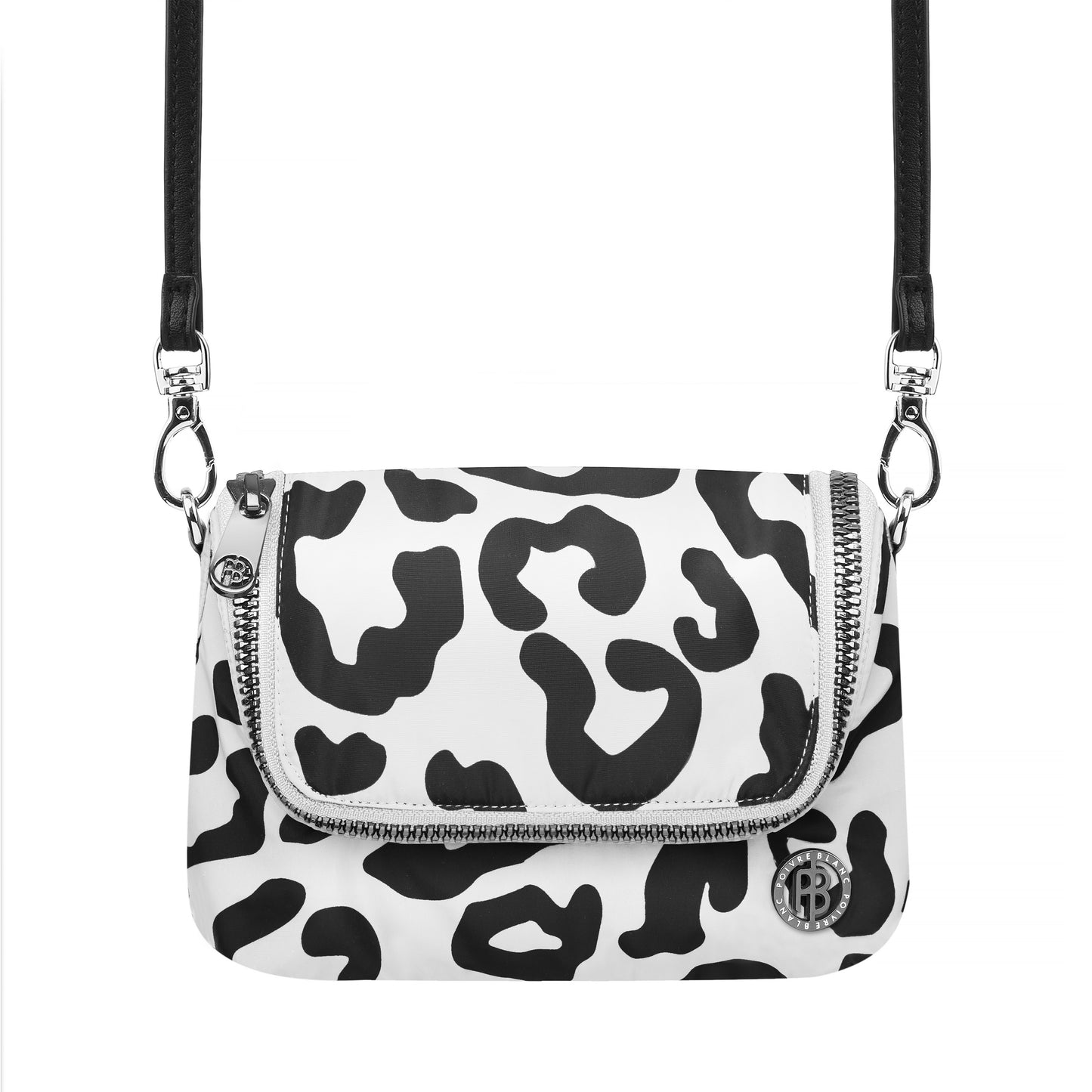 Poivre Blanc Belt Bag in Leopard White 9096