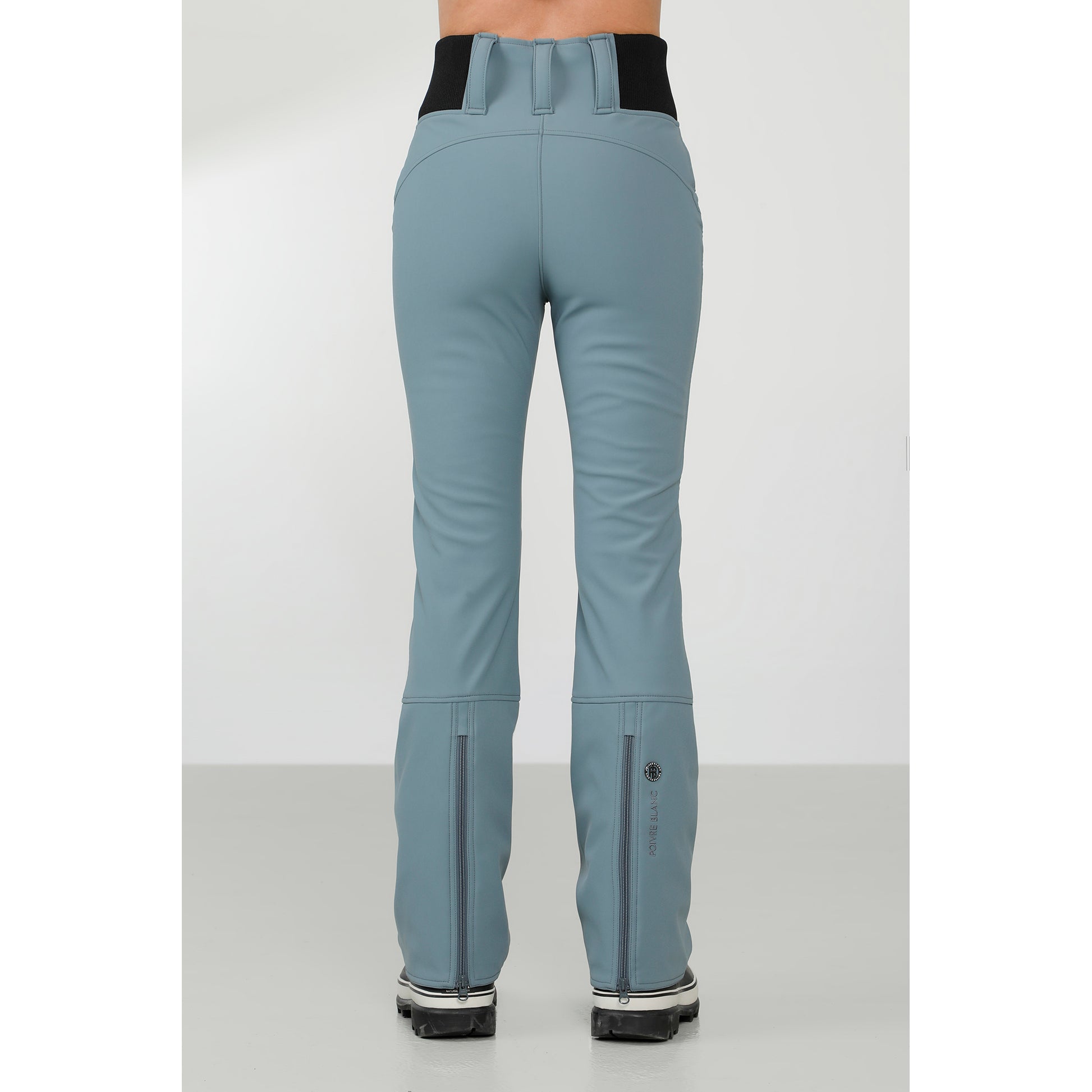 Poivre Blanc Women's soft shell stretch ski pants in Black 1121 (Regular length)