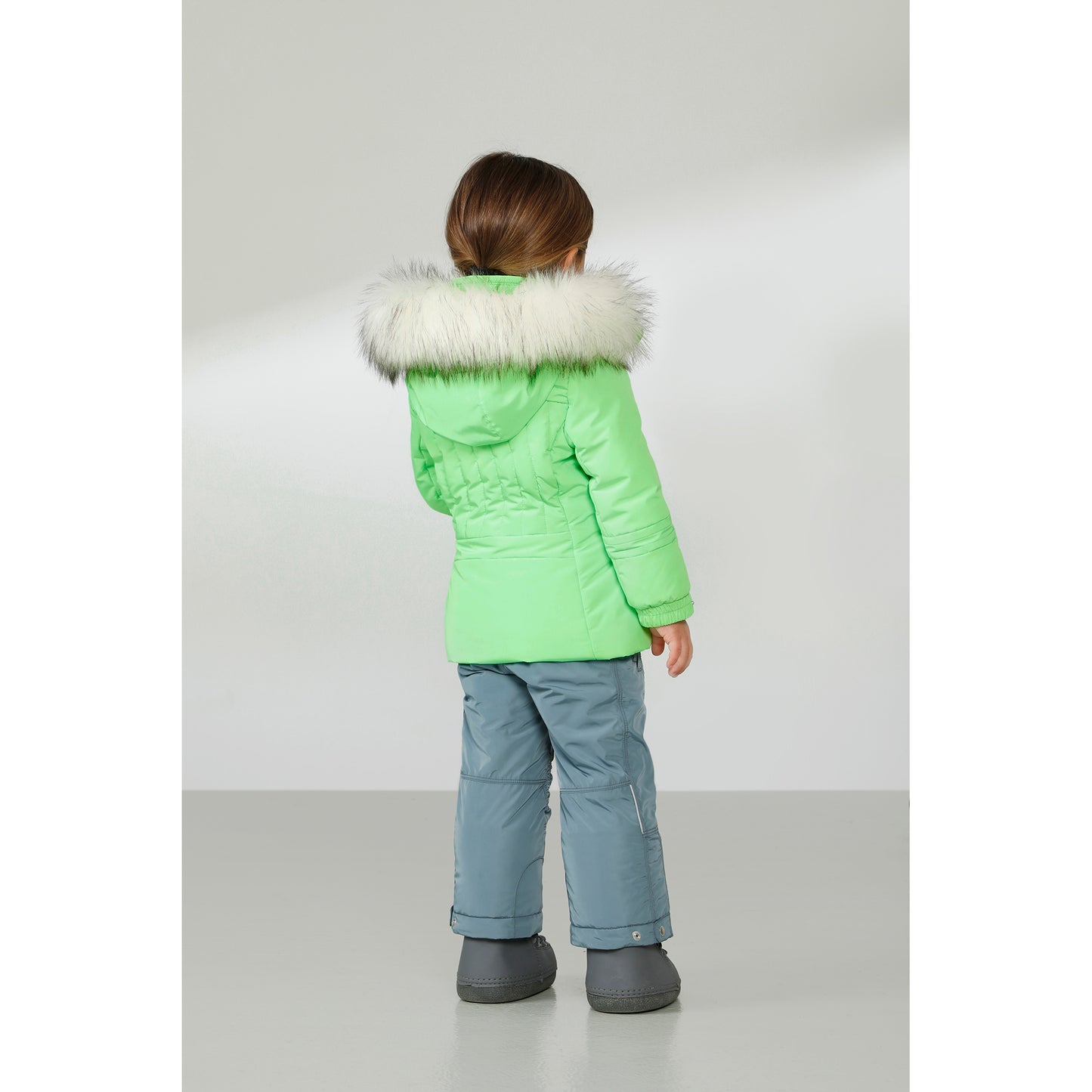 Poivre Blanc Baby Girl's Ski Jacket in Paradise Green 1002