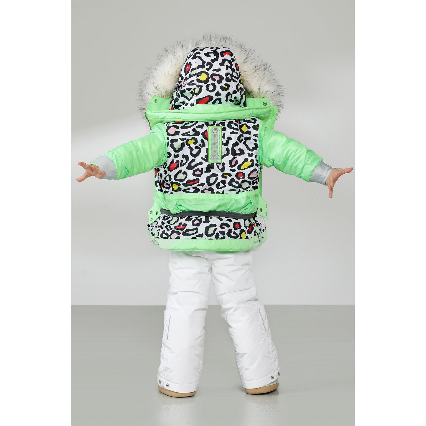 Poivre Blanc Baby Girl's Ski Jacket in Paradise Green 1002